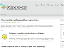 Tablet Screenshot of miljoringen.no